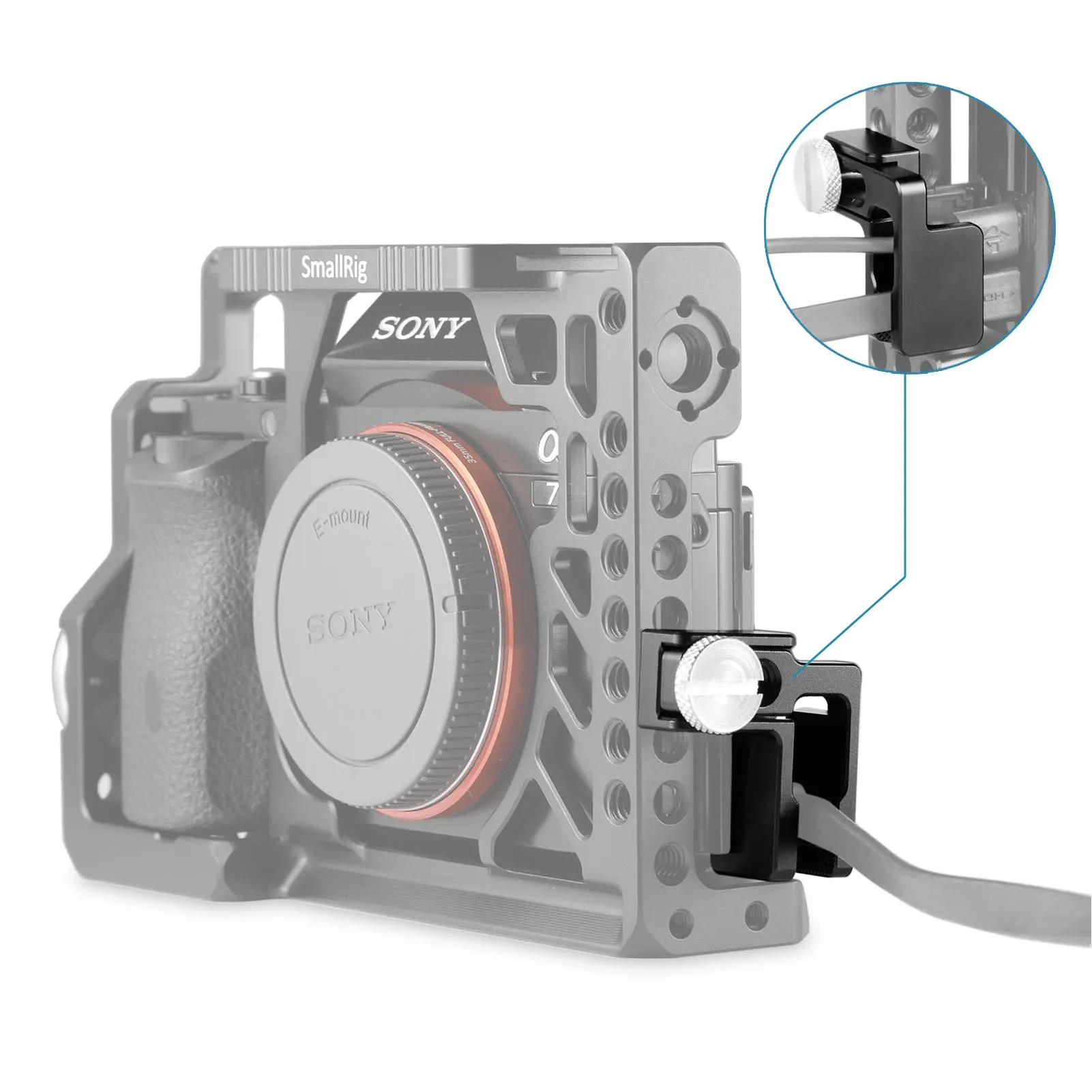  SmallRig HDMI Cable Clamp for Sony A6500 A6300 A6000 camera SmallRig Cage 1661 / A7 A7S SmallRig Ca