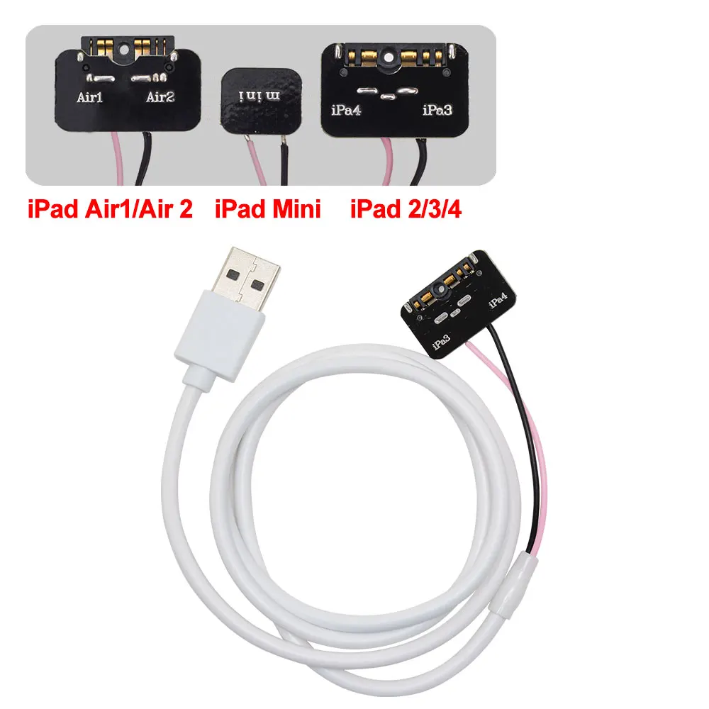 

Battery Charging Activation Plates Charger line with USB Output Test Cable for iPad Mini 1/2/3/4/iPad 3/4/Air/Air 2 Repair Tool