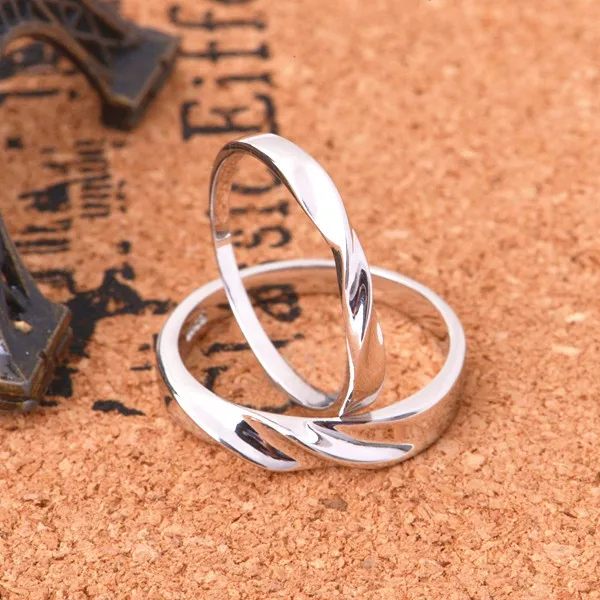 Uloveido Wedding Rings Pair Vintage Engagement Couple Rings for Men and Women Love Ring Mens Jewellery Anillos Bague Femme J008
