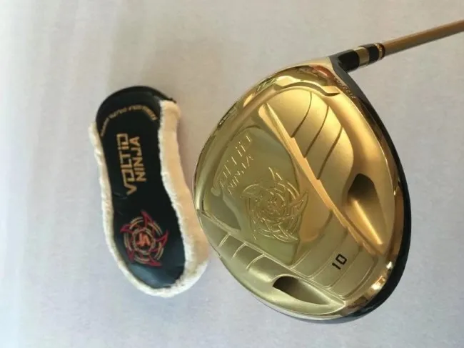 

Brand New Katana Voltio Ninja Driver Gold Katana Golf Driver Golf Clubs 9.0/10.0 R/S/SR/X Flex Graphite Shaft With Head Cover