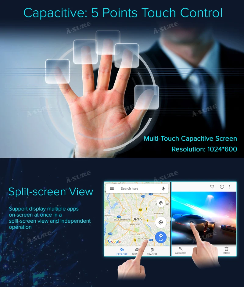 Clearance A-Sure 7 Inch 2 Din Android 8.1 Car Auto Radio GPS DVD Player Navigation For BMW E46 M3 318 320 3 Series Coupe Rover75 MG ZT 15