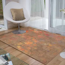 Else коричневый красный желтый винтажные Цветочные Цветы 3d принт нескользящие микрофибры гостиной декоративные современные моющиеся области коврик