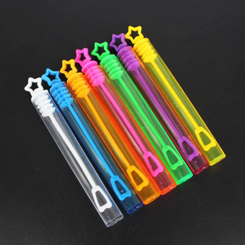 

10pcs Colorful Kids Magic Bubble Wand Blower Stick Summer Outdoor Party Fun Toys