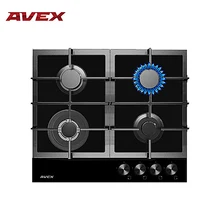 Встраиваемая панель с газконтролем, чугунными решетками AVEX HM 6044 B