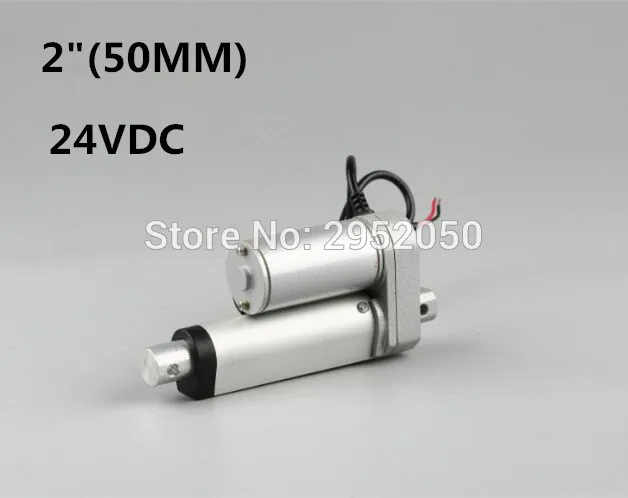 

24V 50mm/2inch stroke 900N /198LBS micro linear actuator electric linear actuator TV lift high speed linear actuator