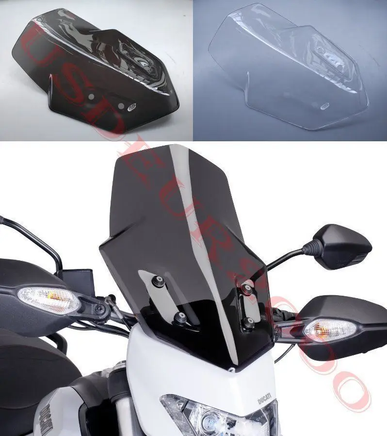 Touring Sport лобовое стекло для Ducati Hyperstrada 821 2013 2014 2015 13 14 15 прозрачный/тонированный дым