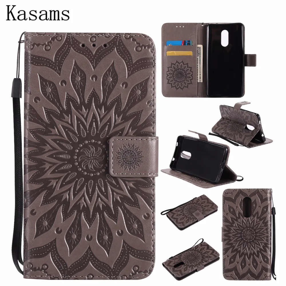 

3D Sunflower For Xiaomi Redmi Note 4X PU Leather Case For Redmi Note4 x Note 4 X Wallet Magnet Stand Flip Cover Phone Shell Bag