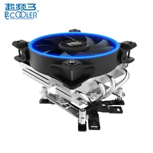 PCCOOLER 12cm Air CPU Cooler Cooling Fans 4 Heatpipes LED Smart Aura Fan for AMD AM2 for Intel LGA 775 115X 2011 Computer Case noctua nh u9b se2 amd intel processor coolers 2 fans cooling fan contain thermal compound cooler fans lga1155x 2011 1366 775