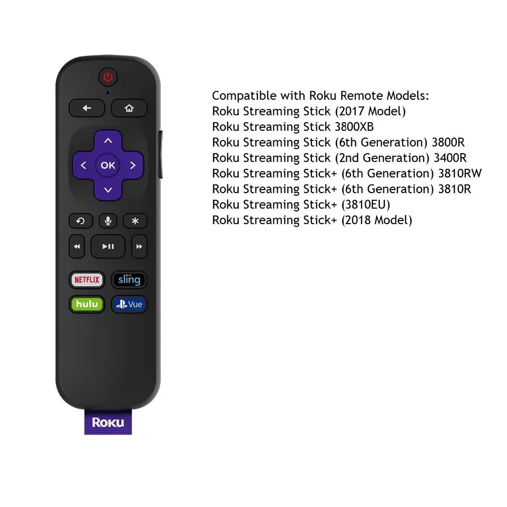 SIKAI противоударный силиконовый защитный чехол для Roku Streaming Stick Plus 3800R/3810R для Roku Streaming Stick+ дистанционный чехол