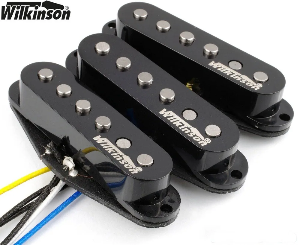 Wilkinson 60's WVS Alnico V одна катушка гитарные пикапы для гитары Stratocaster черный 1