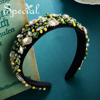 

Special Vintage Hairbands AAA Zirconia Hairwear Waterdrop Hair Accessories European Style Luxury Jewelry Gifts for Women S1840H