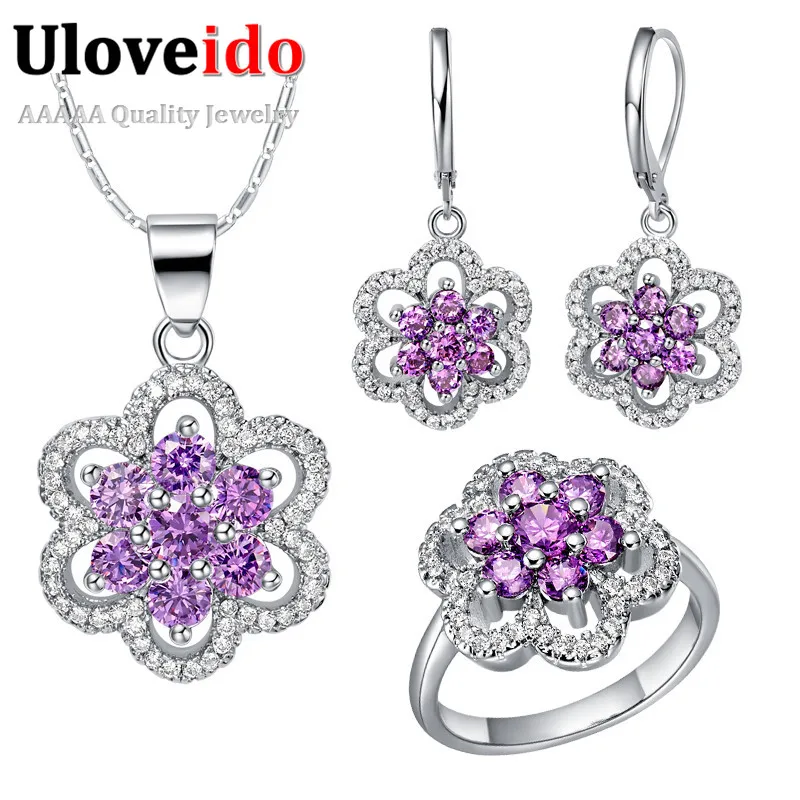 Модные элегантные женские свадебные Роскошные фиолетовые Костюмные Ювелирные