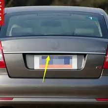 Подходит для 2007-2013 для skoda Octavia A5 хромированная Задняя Крышка багажника Отделка крышки багажника отделка молдинг полосы аксессуары