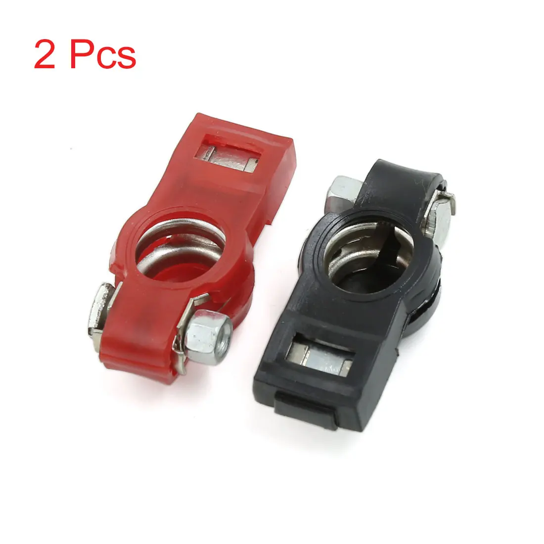 X Autohaux 2 Pcs Positive Nagative Car Battery Terminal Clamp Clips