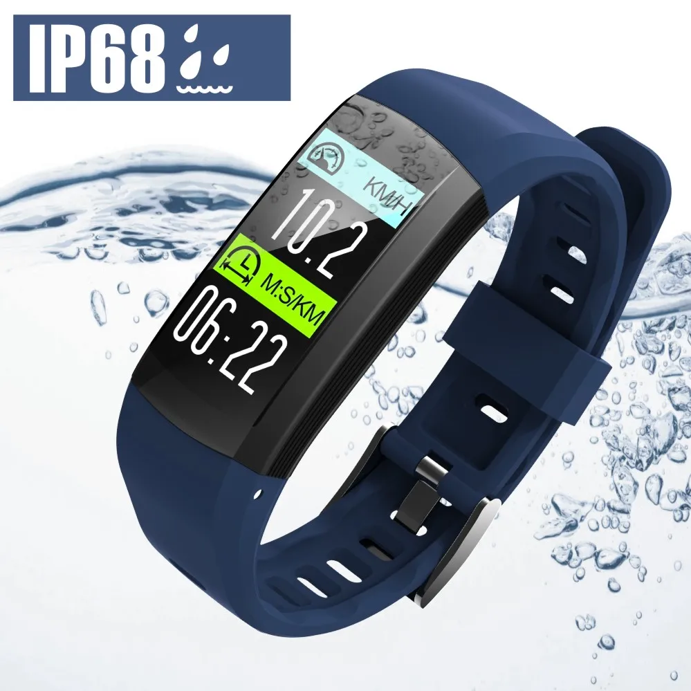 Skup 1 rok gwarancji MAKIBES G04 inteligentna opaska na rękę IP68 wodoodporna Bluetooth 14 dni długi czas czuwania sportowa bransoletka GPS HR opaska monitorująca aktywność fizyczną