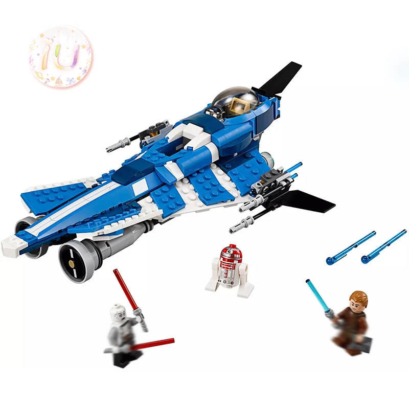 Legoings 75087 Звездные серии Аникин на заказ Звездный истребитель джедай Строительные