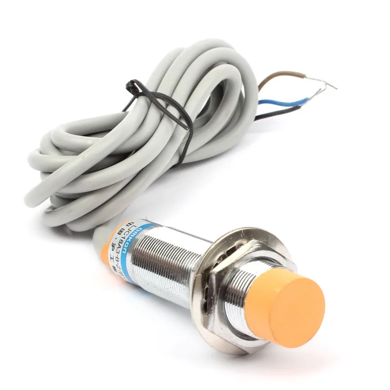 

DC 6V-36V 18mm Capacitive Proximity Sensor Switch Three Wire PNP NPN Output Proximity Switch LJC18A3