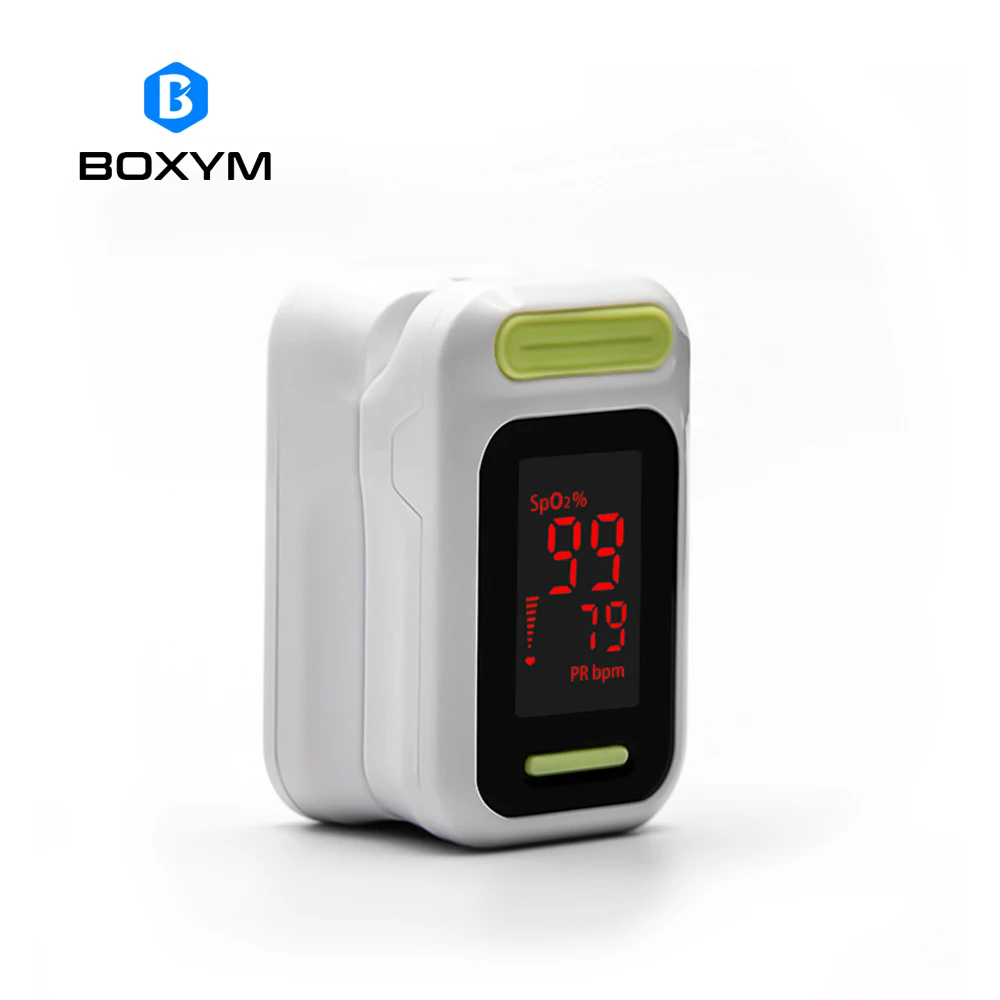 

BOXYM Medical digital LED Finger Pulse Oximeter Blood Oxygen Saturation Monitor De Pulso Oximetro Health Care