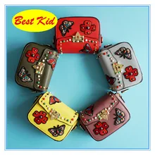 Bestkid сумки! Классический стильный кошелек с бабочкой для подростков и взрослых, сумки-мессенджеры для покупок, Детские брендовые новые сумки, кошельки SMT015