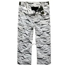 Большой Размеры издание "Southplay" Зимний сезон Водонепроницаемый Лыжный Спорт Snowboard10, 000 мм потепление белый военные брюки