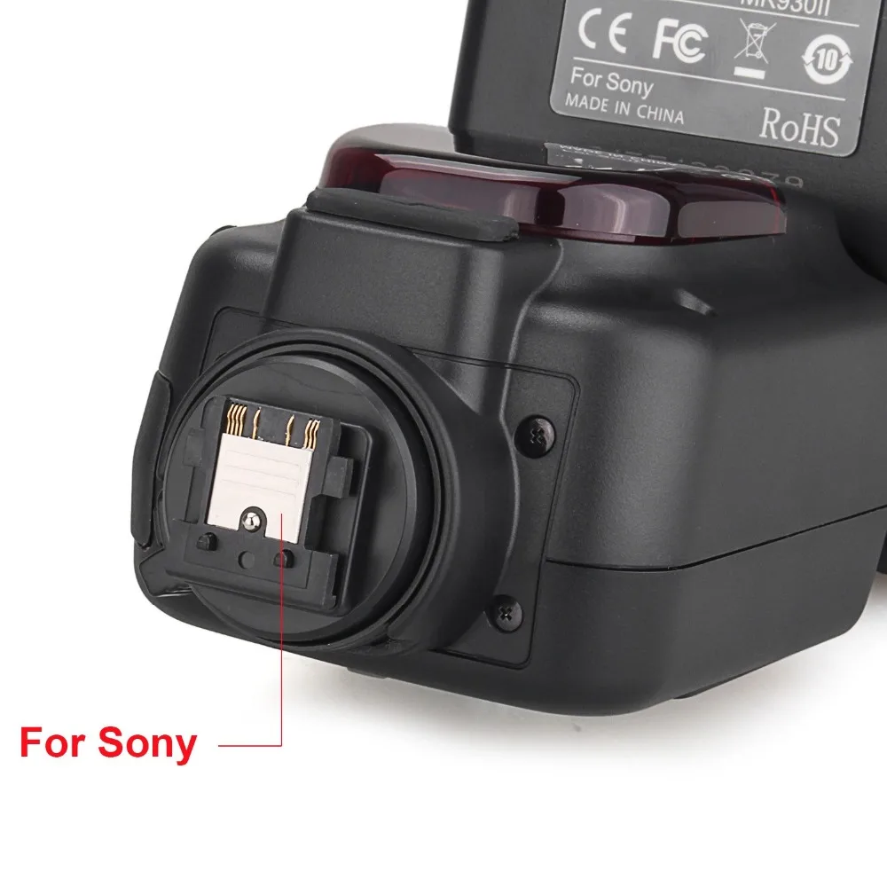 MEIKE MK-930 II для sony MI Hotshoe Flash Speedlite для A7 III A7III A9 A6000 A6300 A6500 ДЛЯ alpha A99 II A77 II