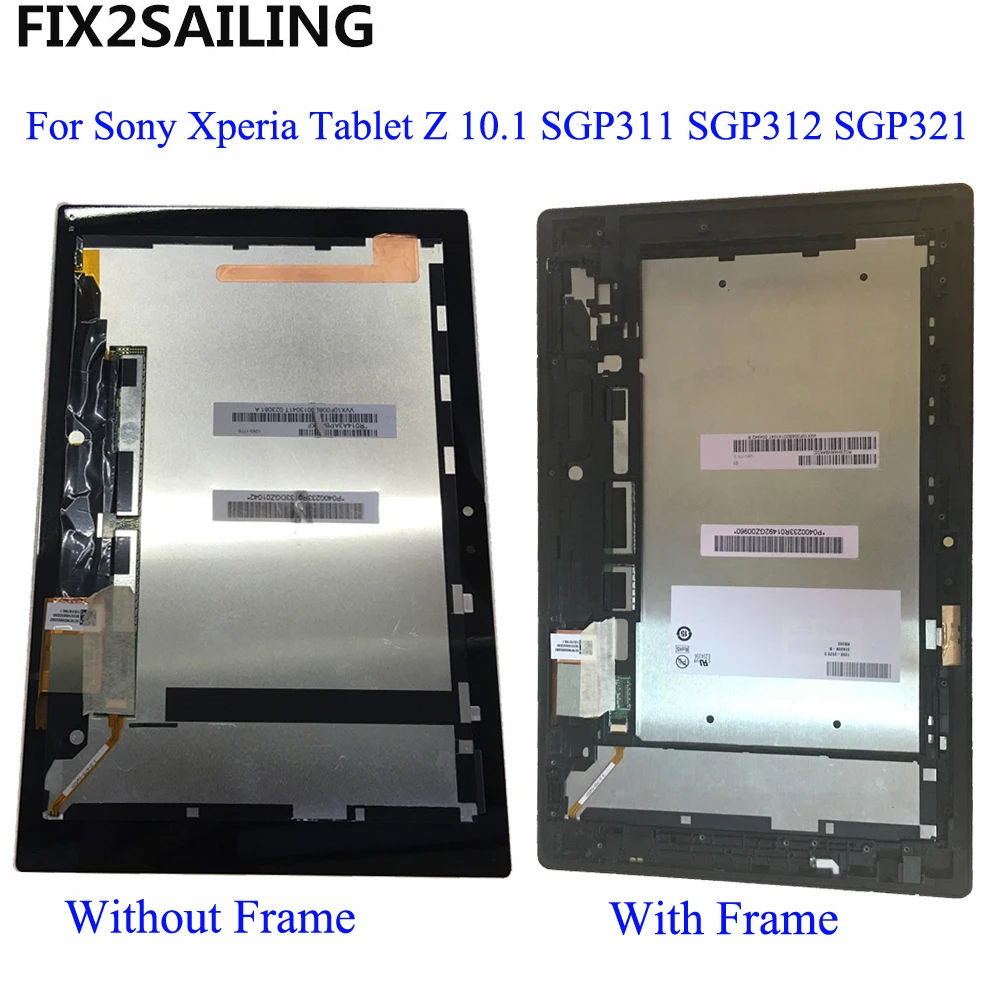 Full LCD Display Monitor Touch Screen Panel Digitizer Sensor Glass Frame For Sony Xperia Tablet Z 10.1 SGP311 SGP312 SGP321 цена Full LCD Display Monitor Touch Screen Panel Digitizer Sensor Glass Frame For Sony Xperia Tablet Z 10.1 SGP311 SGP312 SGP321 цены онлайн