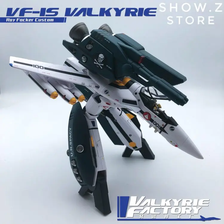 [Show. Z Store] Valkyrie Factory VF 1/60 1S VF1S Macross Roy Fokker специальная версия полностью окрашенная