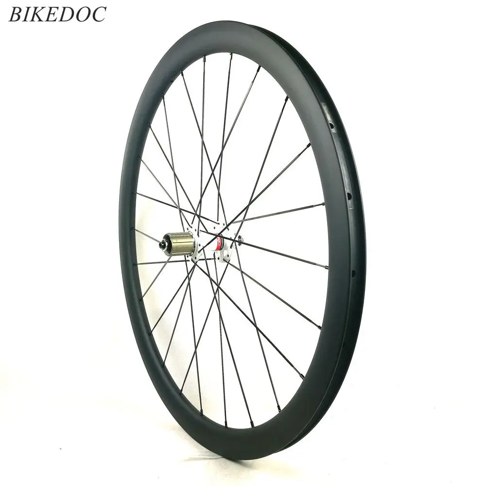Велосипед BIKEDOC колеса 38 мм углеродный комплект колес Novatec 771 772 ступица дорожный
