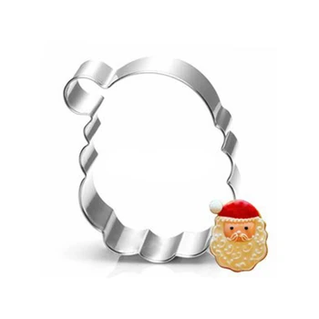 

Santa Claus Biscuit Stamp Cookie Cutter Tools Toy Bakery Kitchen Gadgets Sale Stainless Steel Baking Mold Fondant Party Decor
