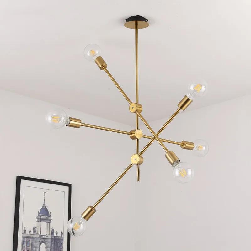 

Northern Europe Postmodern Concise Individuality Iron Pendant Light Cafe Restaurant Livingroom Decoration Lamp Free Shipping