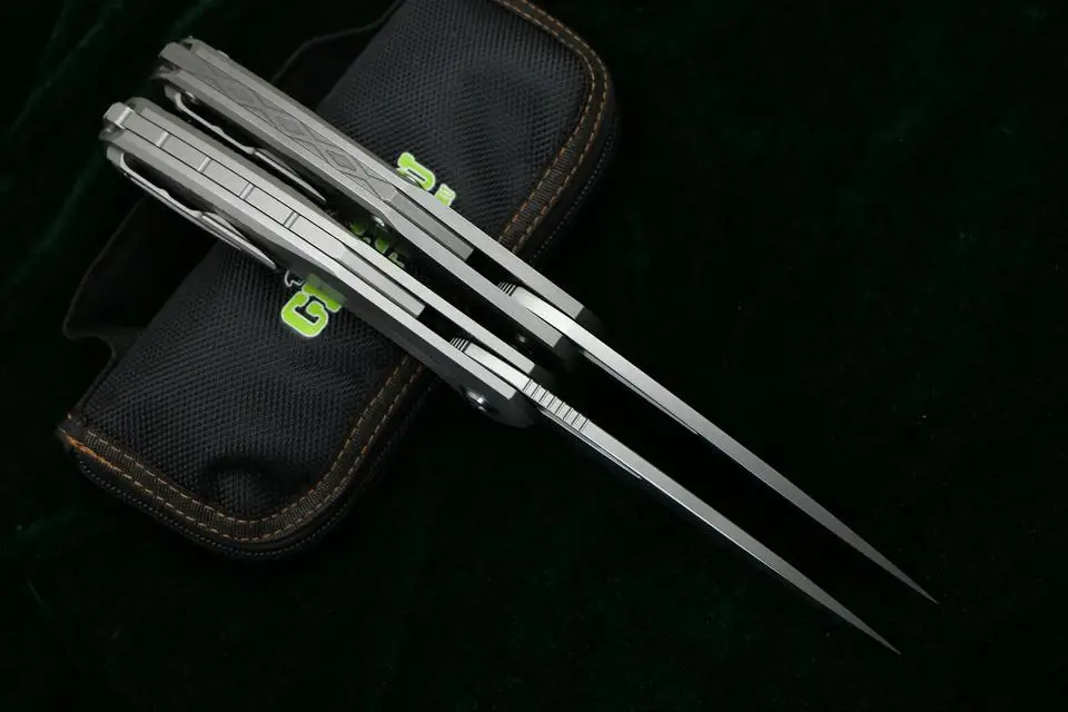 Зеленый шип Топ M390 складной нож F111 титановая ручка Флиппер EDC карманный охотничий тактический нож Ручные инструменты