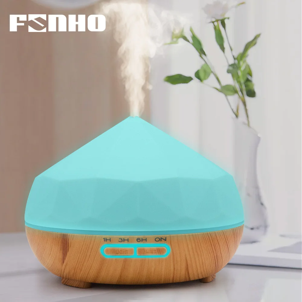 

FUNHO 300ml Aroma Air Humidifier Essential Oil Diffuser Aromatherapy Humidificador 7 LED Night Light Change for Home JMM300C