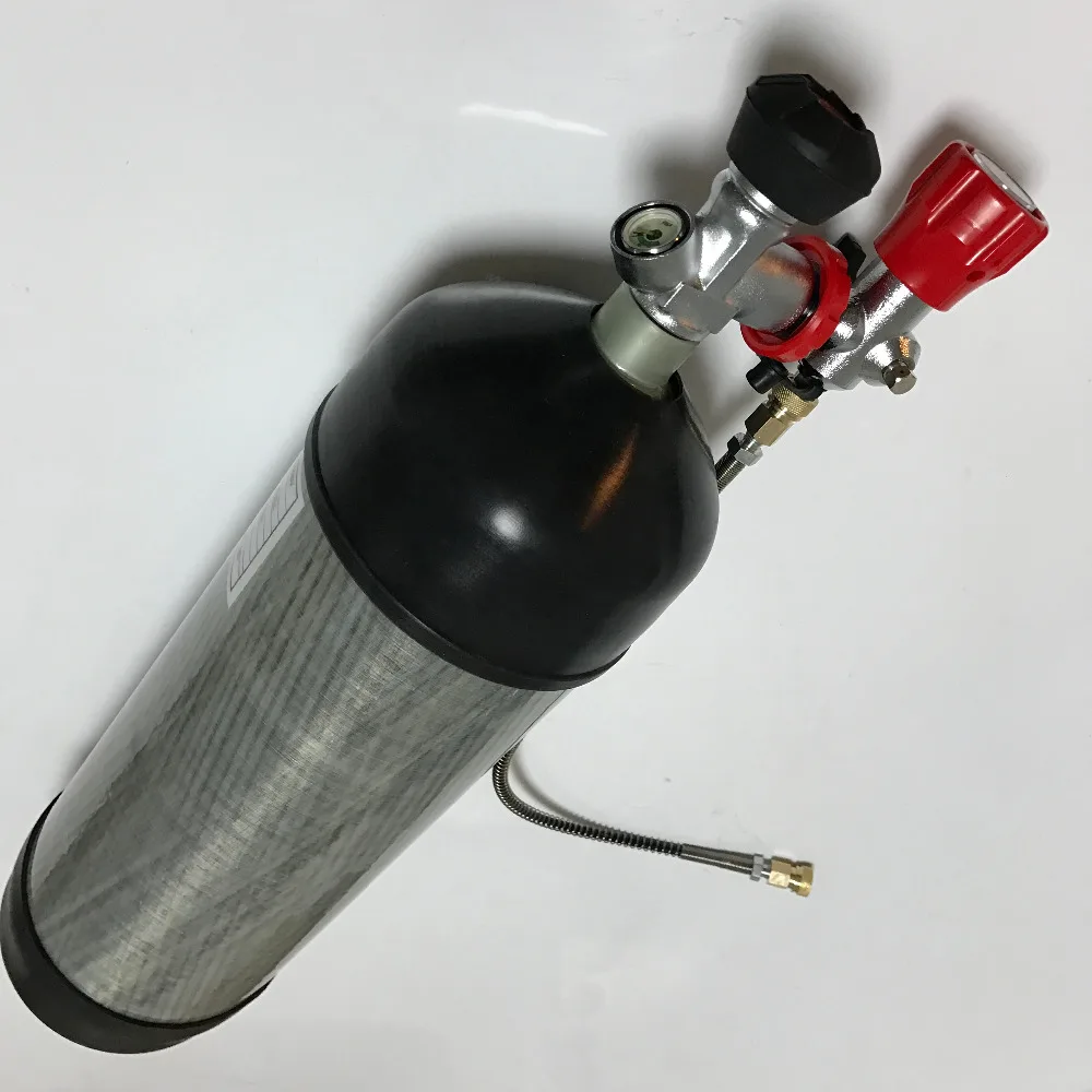 For small tank refill Whole set 9L 4500Psi 300Bar Carbon Fiber Cylinder + Gauge Valve+Filling Station with hose + Protect Cup -V For small tank refill Whole set 9L 4500Psi 300Bar Carbon Fiber Cylinder + Gauge Valve+Filling Station with hose + Protect Cup -V