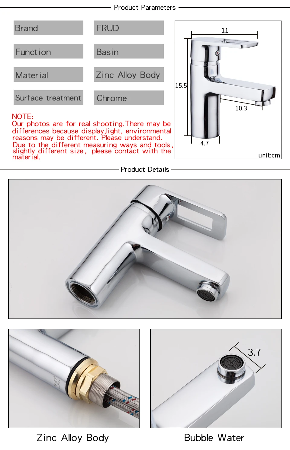 Chrome Plating Basin Faucet 8
