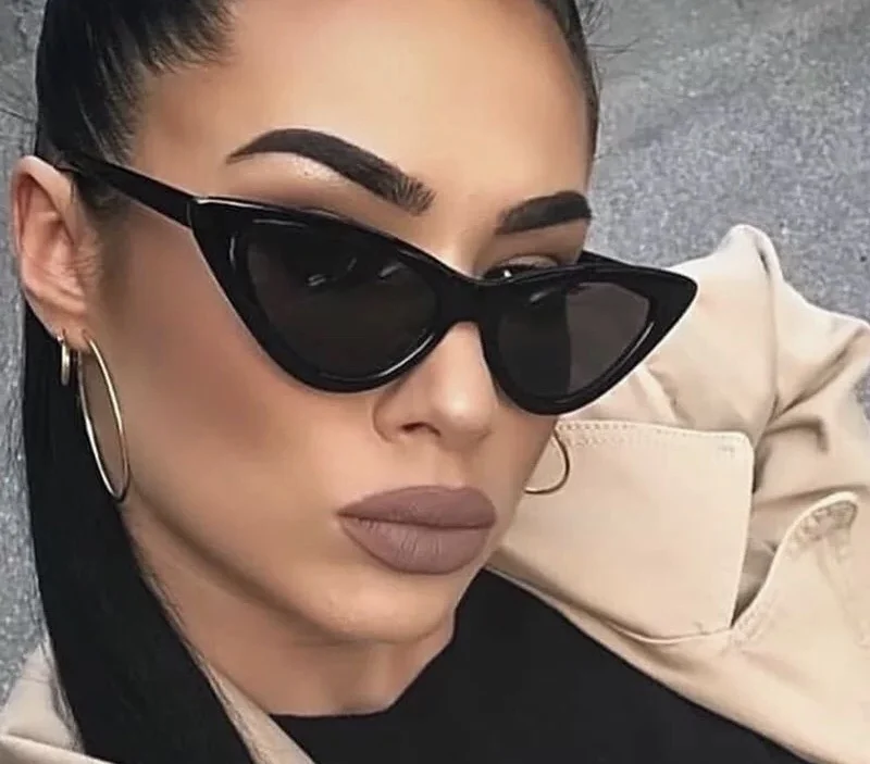 

New Fashion Women Sunglasses Cat Eyes Colorful Brand Designer Luxury Popular Sun glasses Big Full Frame Eyewear Women Glasses