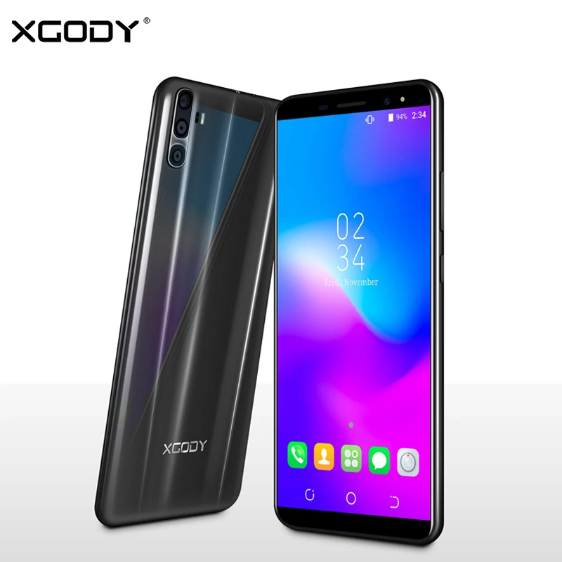 XGODY смартфон 3G 6 дюймов 18:9 Celular Android 7,0 Full Экран мобильный телефон 4 ядра 1 ГБ + 16 ГБ 2500 мАч gps 5.0MP телефона Y28