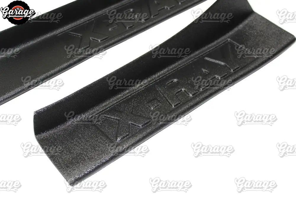 Защитные накладки на пороги для Lada X-Ray-ABS пластиковые накладки аксессуары защитные пластины царапины Тюнинг Автомобиля