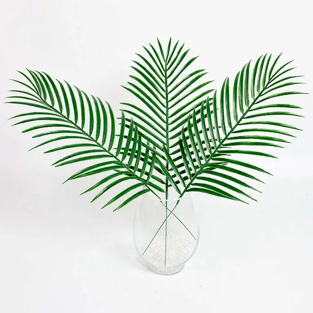 2017 new artificial kwai leaf branch fake palm plants plastic grass