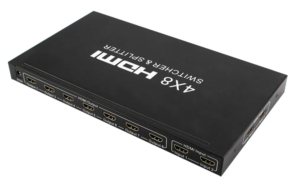 Матричный hdmi-коммутатор 4 в 8 выход 4*8 HD HDMI матричный ТВ видео коммутатор 4K2K3D |