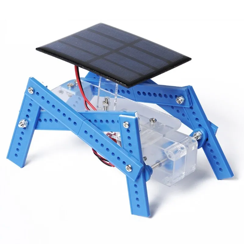 Солнечный четырехногий робот 61 DIY ручной сборочный обучающий прибор ручной работы технологии продукты DIY робот дети Chid подарок для детей