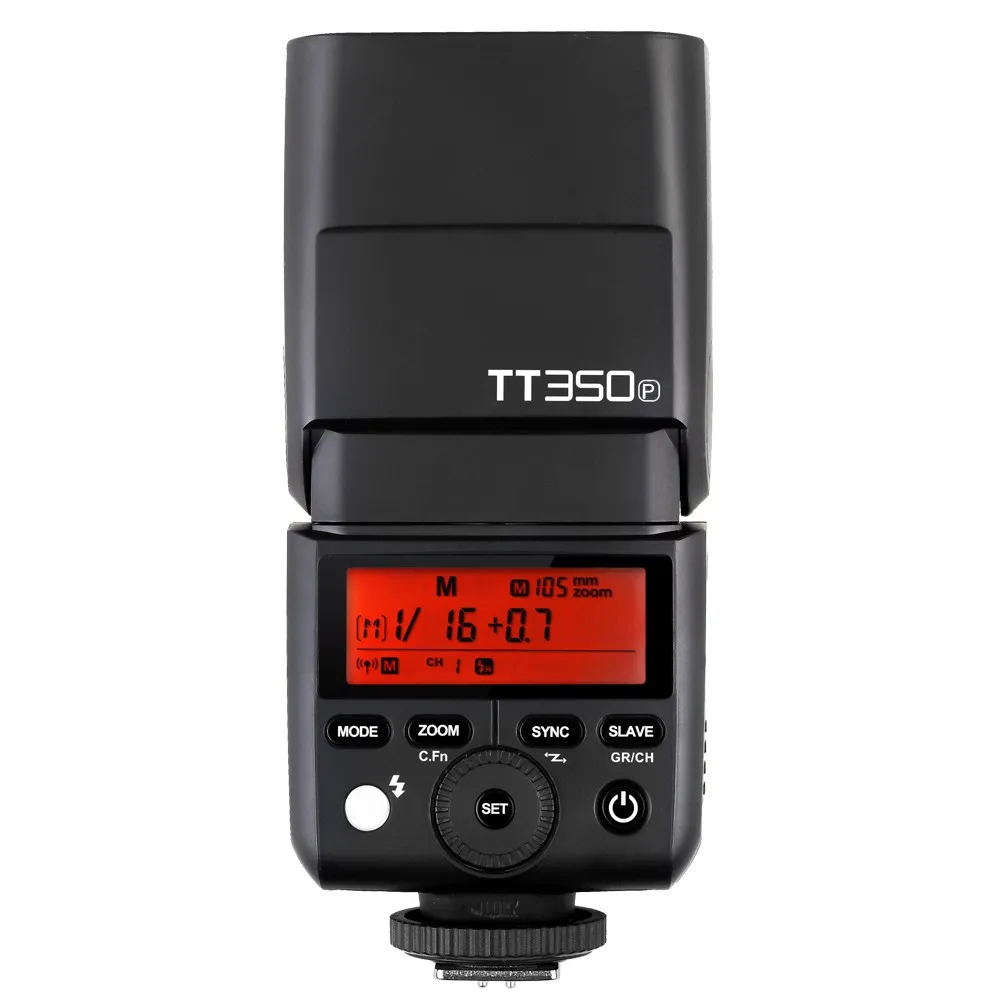 Вспышка GODOX TT350P Thinklite 2,4G HSS 1/8000s ttl GN36 для Камеры PENTAX 645Z K-3II K-1 Mark II KP K-50 K-S2 K70