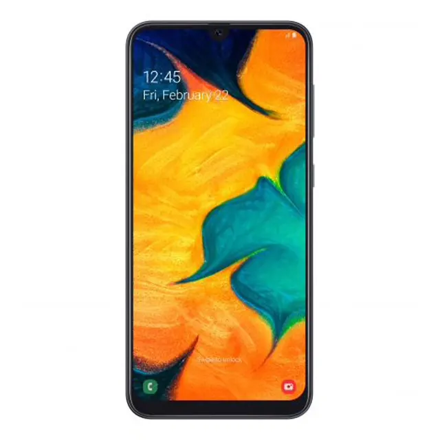 Смартфон Samsung Galaxy A30 32 ГБ, черный