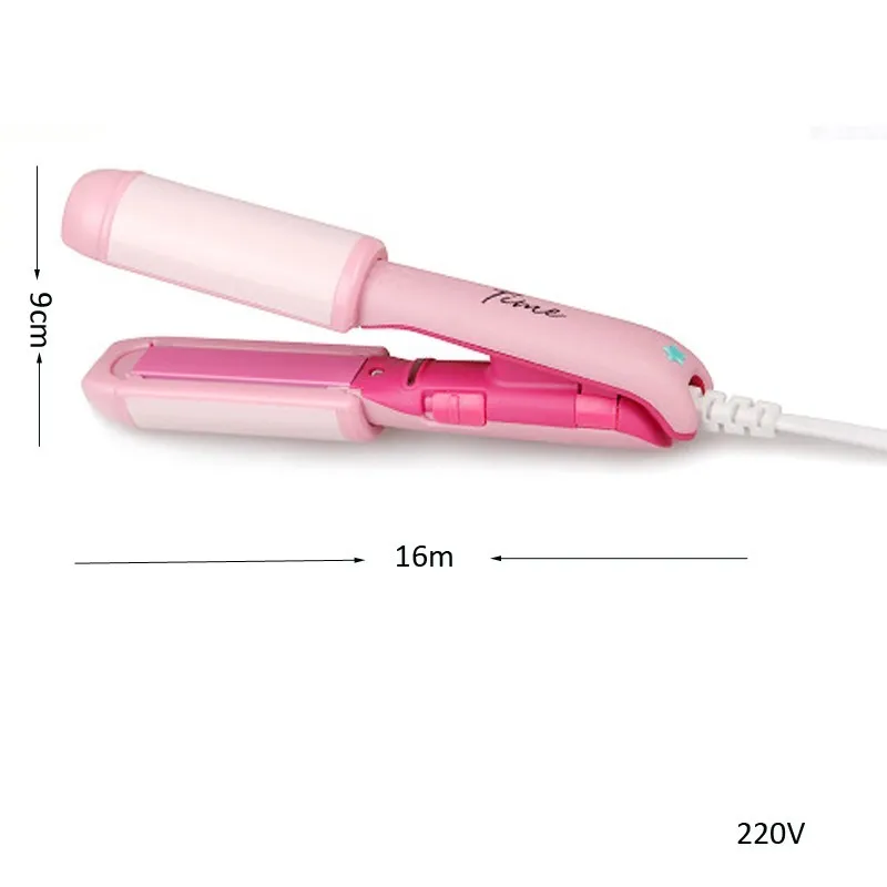 New Arrival Korea Cute Fruit Mini Straightning and Curling Irons Portable Hair Curler Small Size Straightener-6