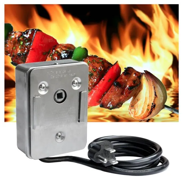 

110V Universal Grill Electric Replacement BBQ Grill Heavy Stainless Steel Rotisserie Motor Electric Motor
