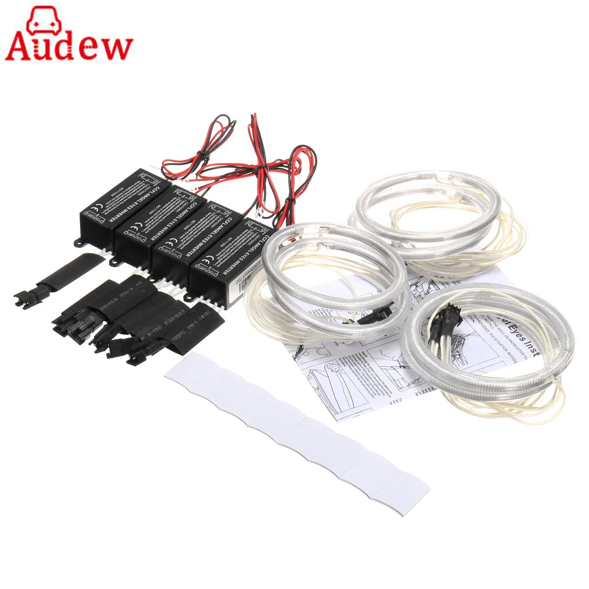 

95mm 90mm 85mm White LED CCFL Angel Eyes Halo Rings Headlight For Alfa Romeo 159 2005-2011