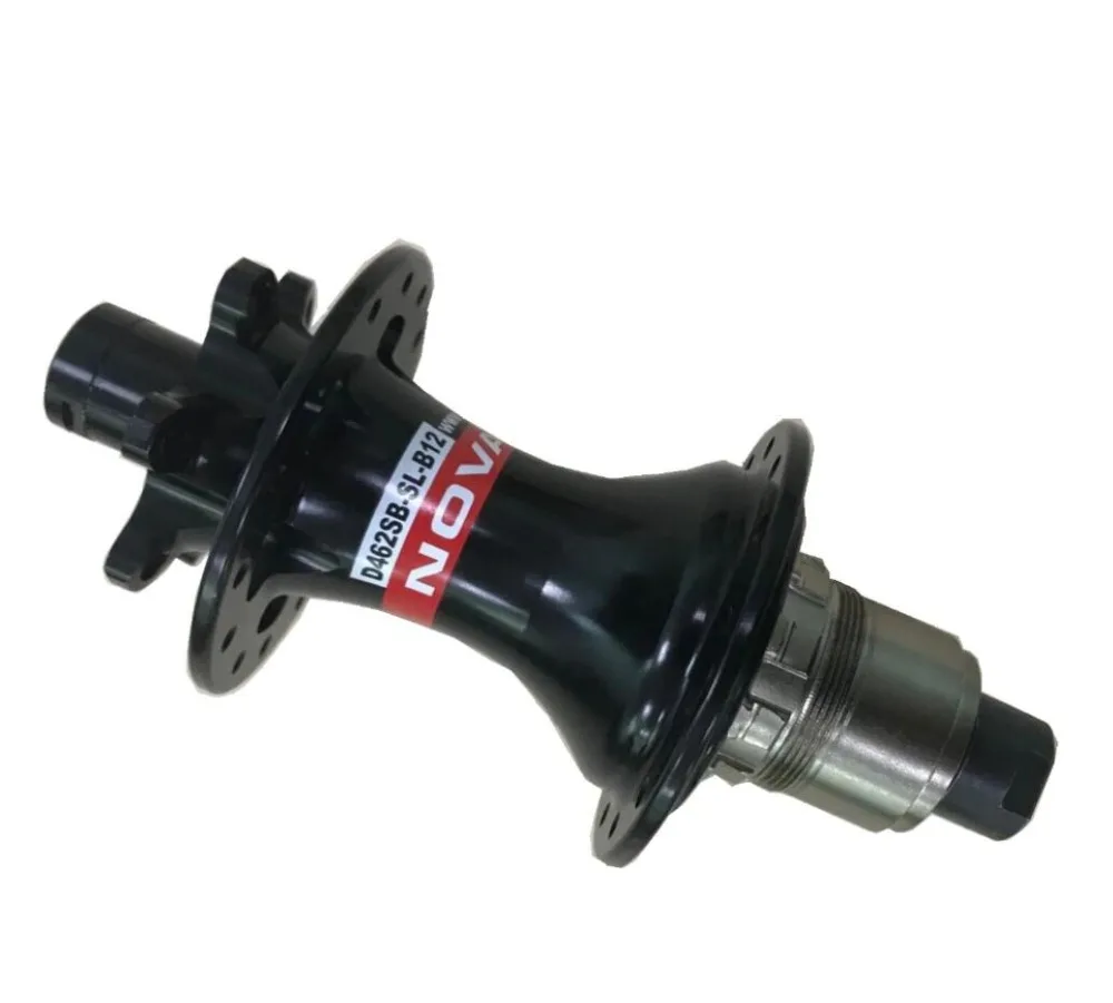 28/32 отверстий NOVATEC D462SB SL B12 Boost MTB 6 болтов диск J образный изгиб/крюк Задняя Ступица