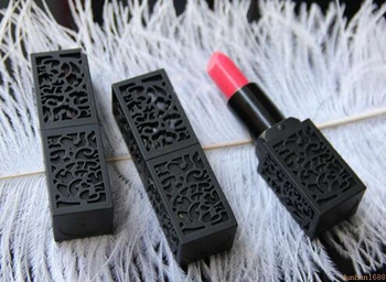 

200PCS Empty Lipstick Tube with Black Hollow Lipstick Tubes DIY 12.1mm Homemade Packaging Material Shell #244