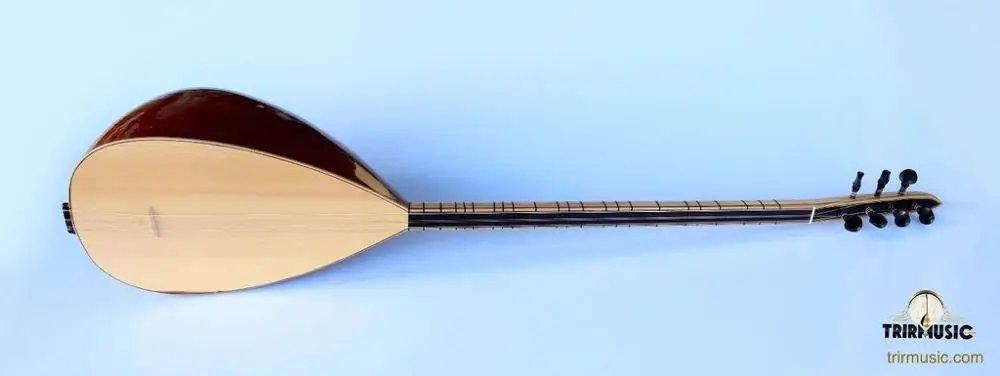 Турецкая профессиональная длинная шея из красного дерева Baglama Saz для продажи HSSL-101