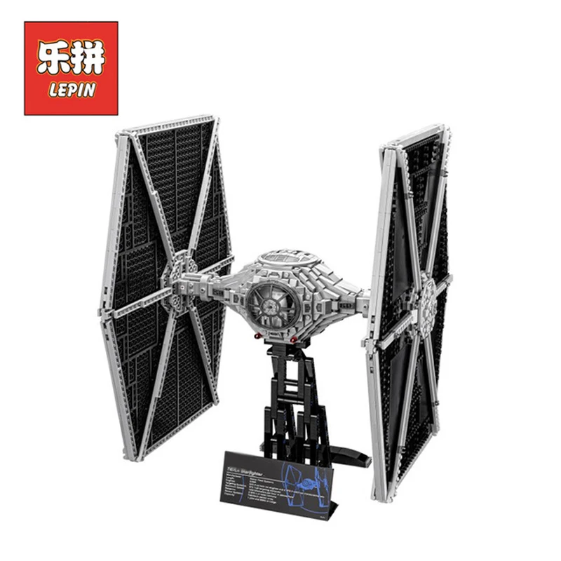 

In Stock DHL Lepin Sets Star Wars Figures 1685Pcs 05036 Tie Fighter Model Building Kits Blocks Bricks Educational Kids Toy 75095