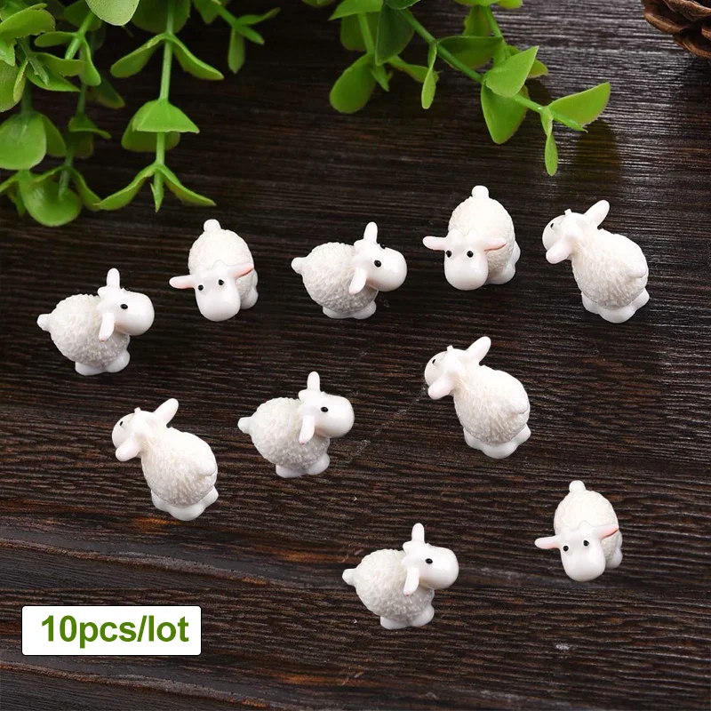 Mini Animali di Casa Micro Fata Giardino Figurine Miniature Giardino di Casa Della Decorazione FAI DA TE Accessori 10 pz/lotto